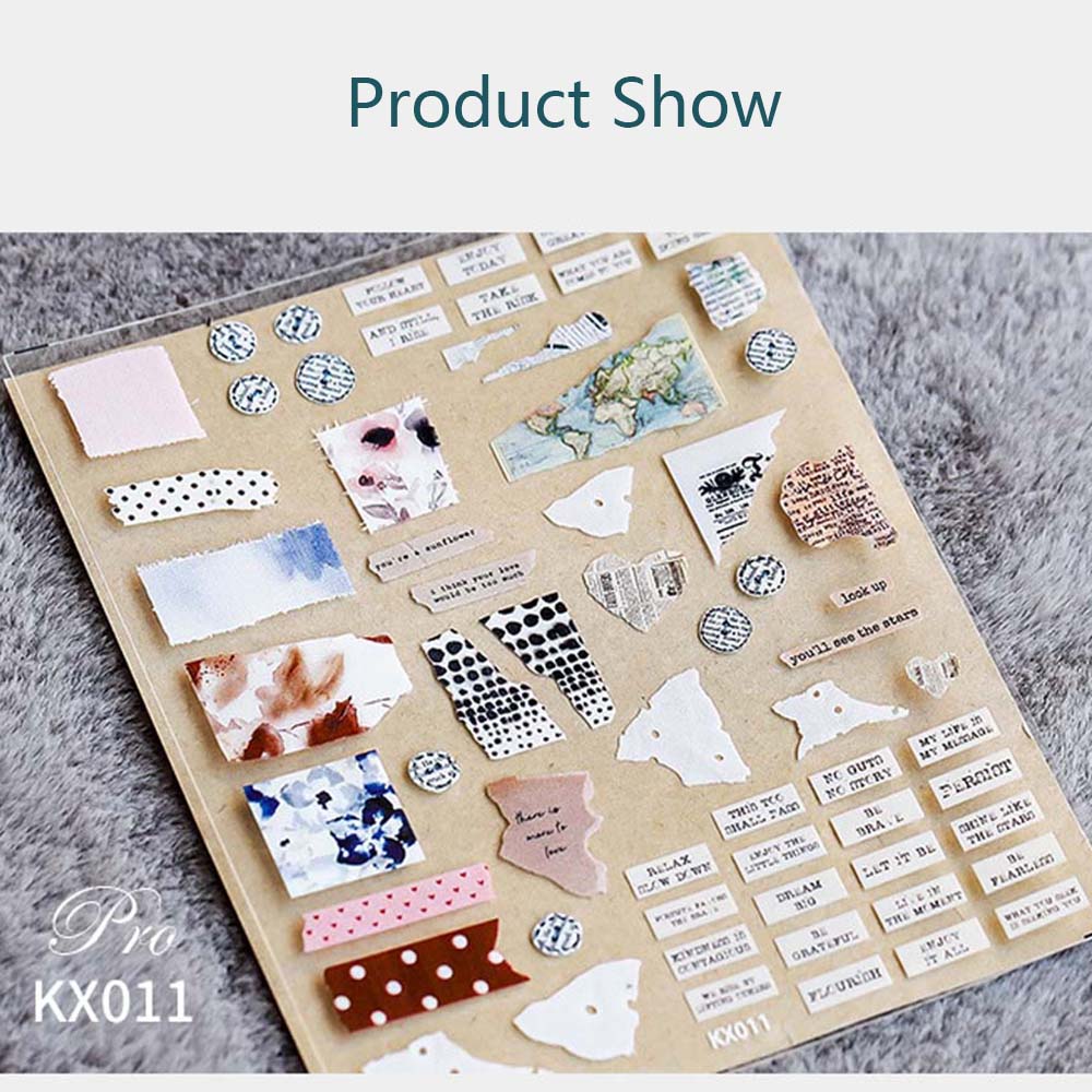 [Hàng mới về] Miếng Dán DIY Trang Trí Móng Tay 3d Siêu Mỏng Chất Lượng Cao