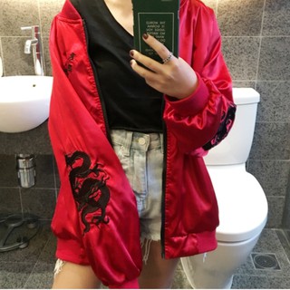 [Order] Áo Khoác Bomber Thêu Rồng