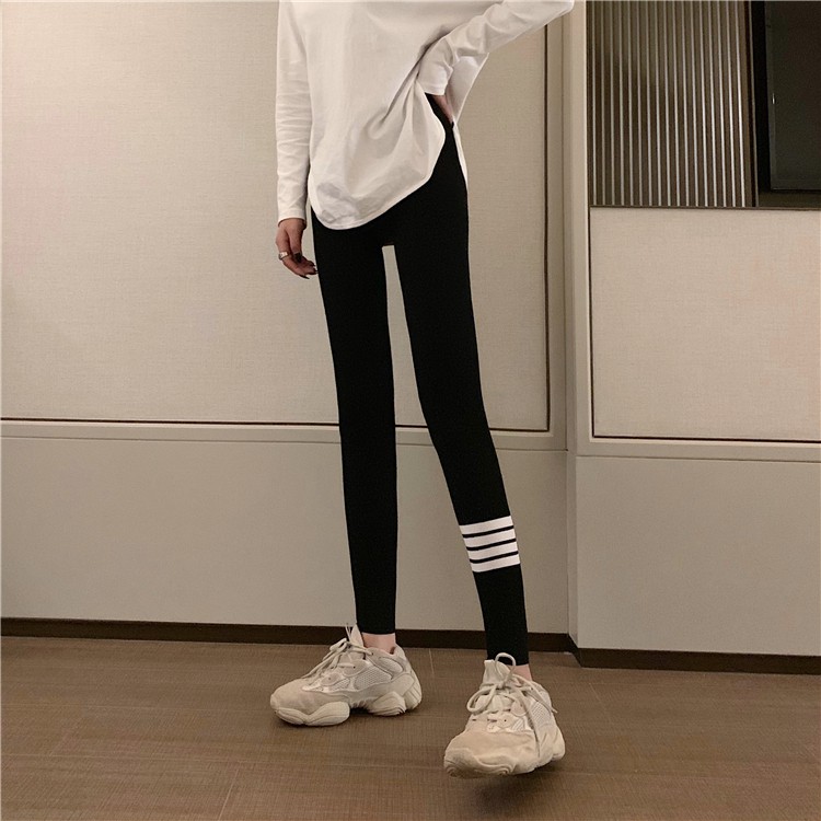 Quần Legging Thể Thao Phối Sọc | BigBuy360 - bigbuy360.vn