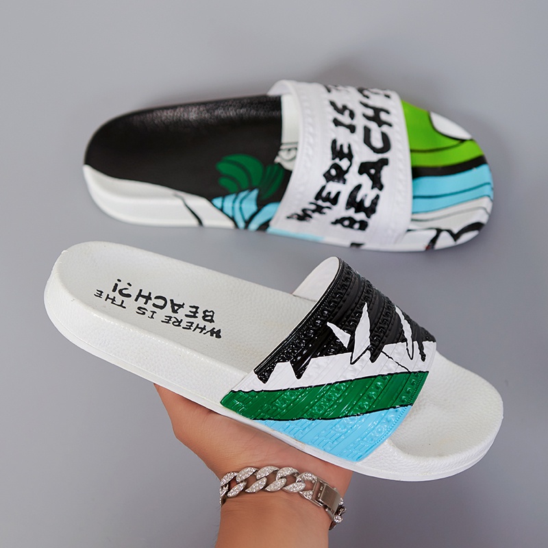 Xăng đan Nhiều Màu Thời Trang Cho Cặp Đôi | Dép Màu Đen/Vàng Hợp Thời Trang Cho Nam Và Nữ | Kasut Lelaki