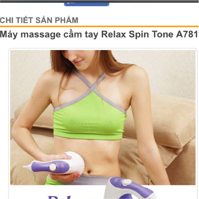 Máy massage cầm tay Relax & Spin Tone