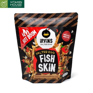 [VITAMIN HOUSE] Snack Da Cá Lắc Trứng Muối Cay Irvins 105g
