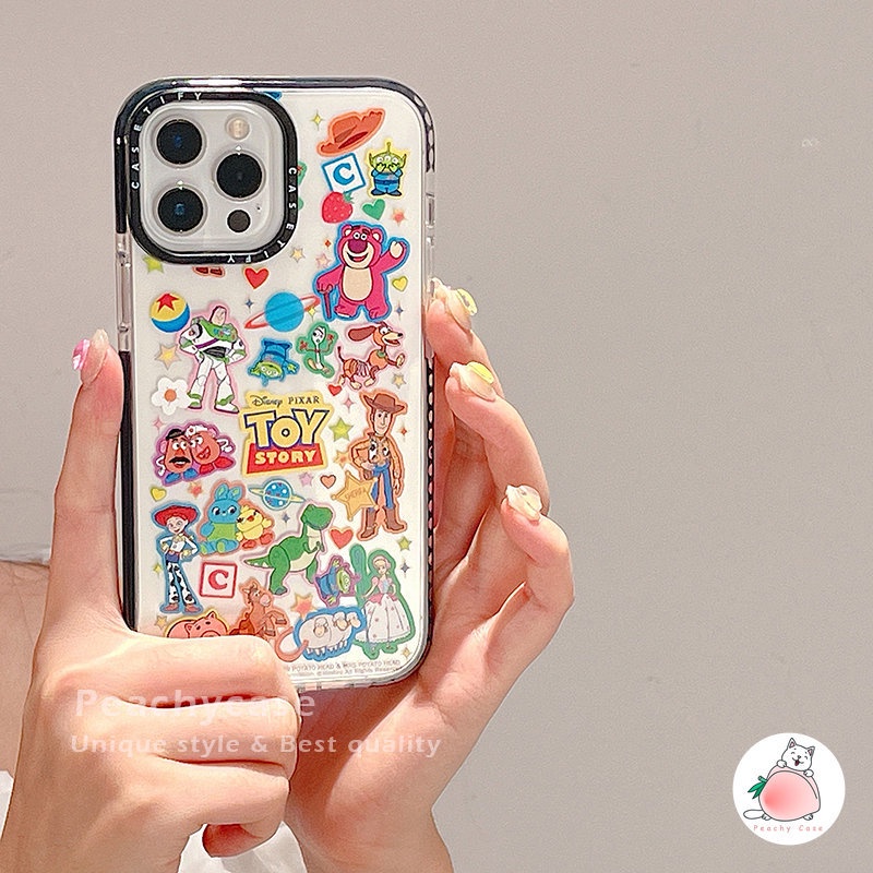 Ốp Điện Thoại TPU Mềm Trong Suốt In Hình Gấu Hoạt Hình Toy Story Cho iPhone 14 13 12 Pro Max 11 Xr Xs Max X 6 7 8 Plus
