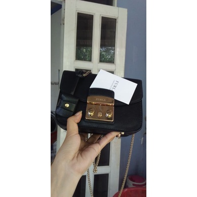 (ĐÃ BÁN)Pass Túi Furla Mini onyx like new auth 100%