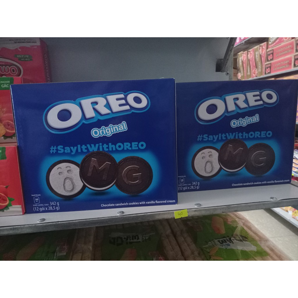 Bánh Quy Oreo Kem Vani 342G