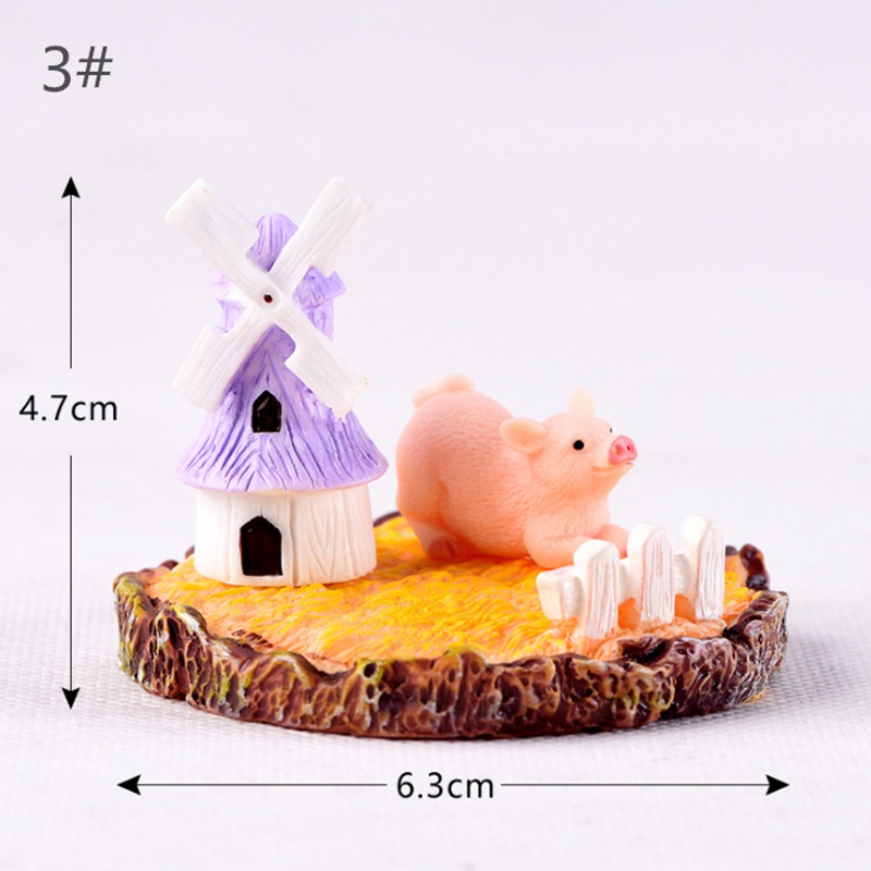 1 Tượng Thỏ / Thiên Nga / Heo / Gấu Trang Trí Vườn