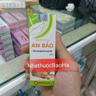 An Bảo bôi vết muỗi đốt hiệu quả