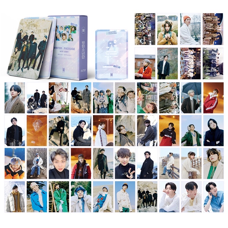 54 lomo card BTS Mùa đông dành cho fan