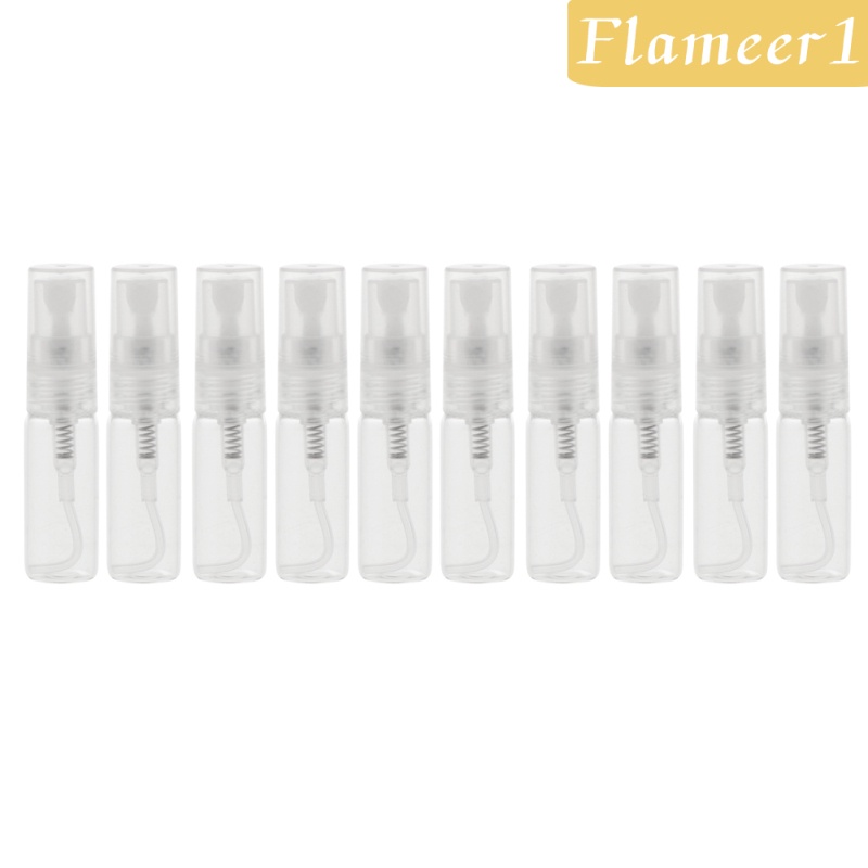 Set 10 Chai Thủy Tinh Rỗng Đựng Nước Hoa Dạng Xịt 3ml