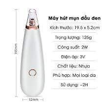 MÁY HÚT MỤN CAO CẤP 5 lực hút Sạc pin