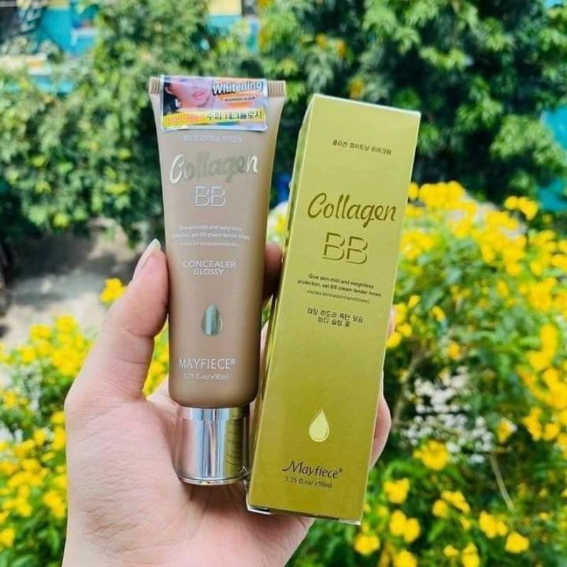 Kem nền BB collagen hàn quốc che khuyết điểm, trắng da