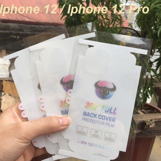 Miếng dán PPF Full Viền Ánh 7 Màu Cho Mặt Lưng iPhone 12/ 12 pro/ 12 mini/ 12 Pro max