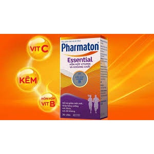 Chai 30v tiện dụng PHARMATON Essential – Bổ sung vitamin &amp; khoáng chất với hỗn hợp Vitamin B.Hàng chính hãng