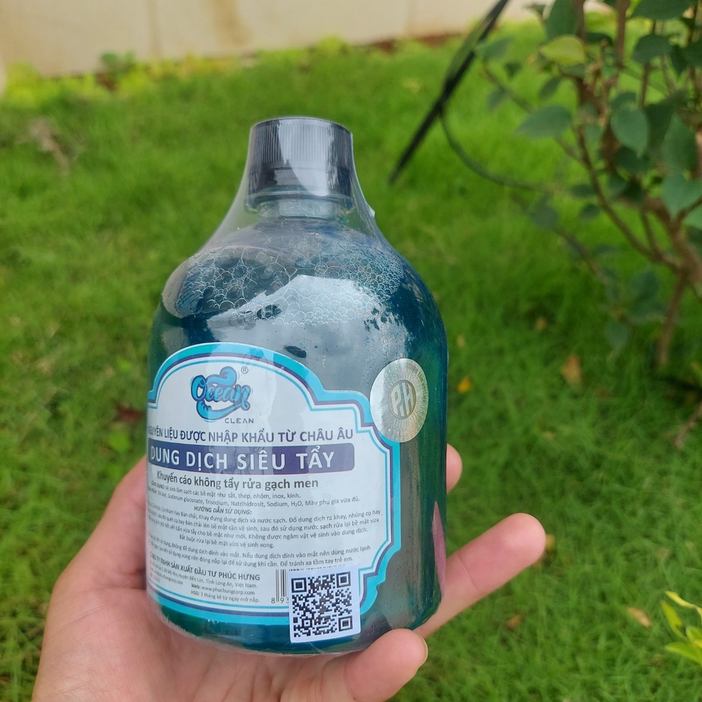 DUNG DỊCH RỬA XE NƯỚC RỬA XE KHÔNG CHẠM OCEAN 500ML. ĐẬM ĐẶC  - TẨY RỬA ĐA NĂNG - TẨY LỐC MÁY XE