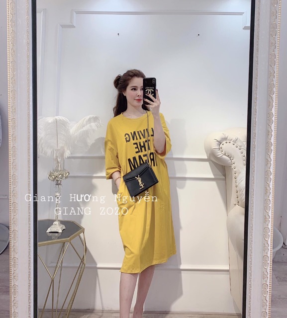 VÁY SUÔNG NỮ CÓ TÚI CHỮ LIVING HOT | BigBuy360 - bigbuy360.vn