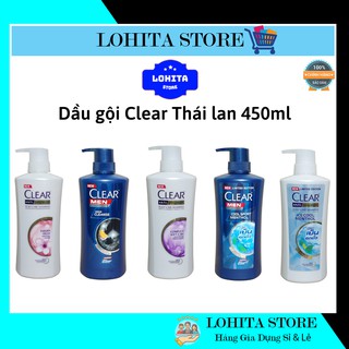 Dầu gội Clear Men Thái Lan 450ml Bạc Hà