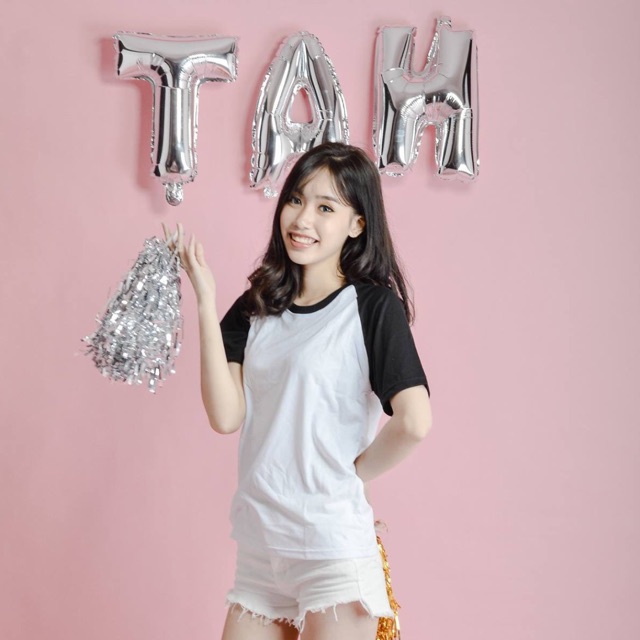 Áo raglan cộc tay (12 màu)