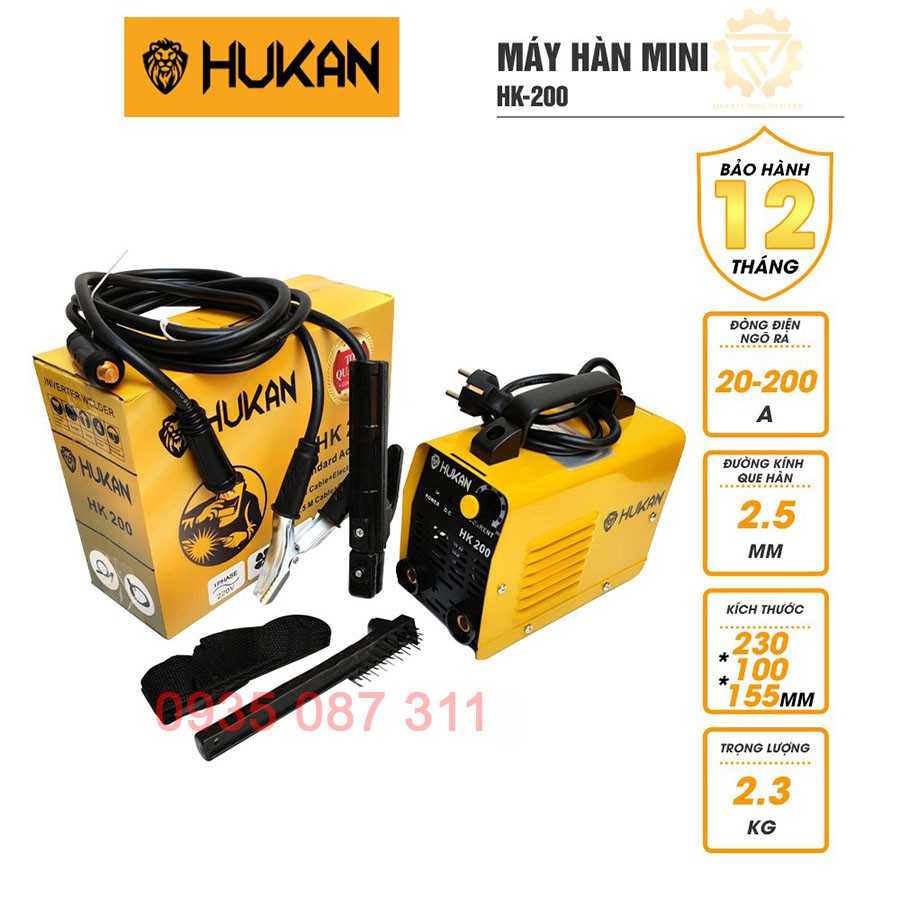 Máy Hàn Mini Dùng Cho Gia Đình HUKAN HK-200