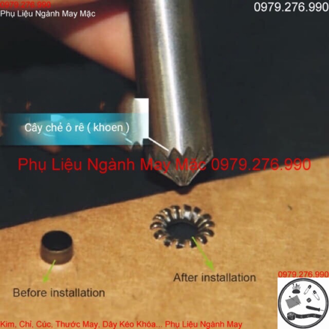 Đột  chẻ ô rê 5mm