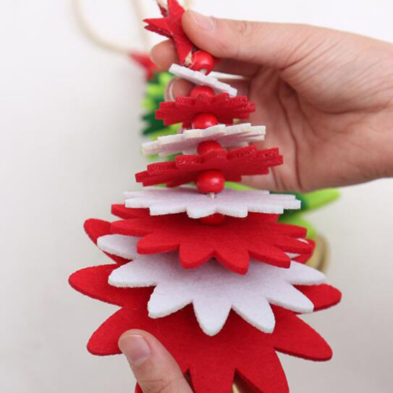 Wind Chimes Shape Christmas Tree Pendant DIY Decorations Door Hanging