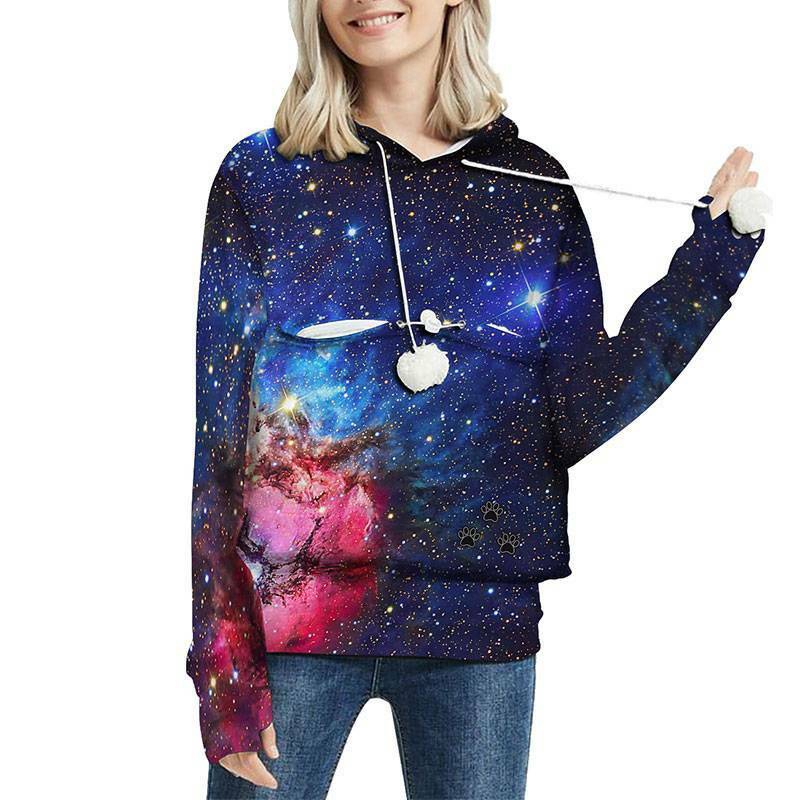 Áo Hoodie In Hình Galaxy 3d