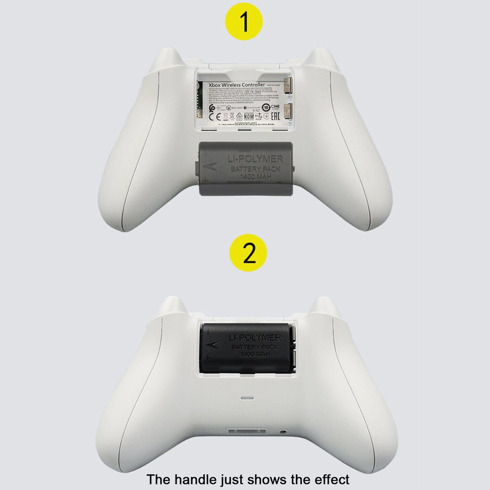 【HOT】Controller Battery Gamepad 1400mAh Battery Pack For Xbox Series Game Handle