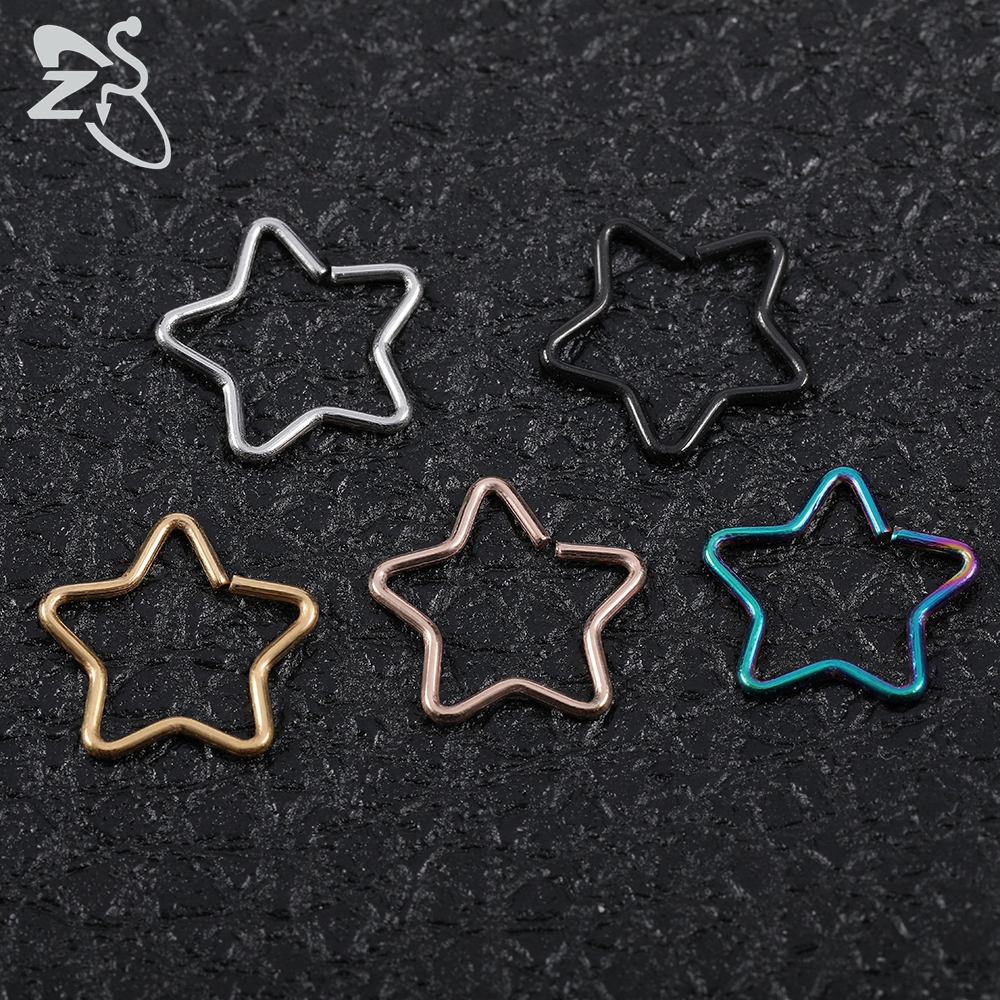 Khuyên mũi thép không gỉ cá tính