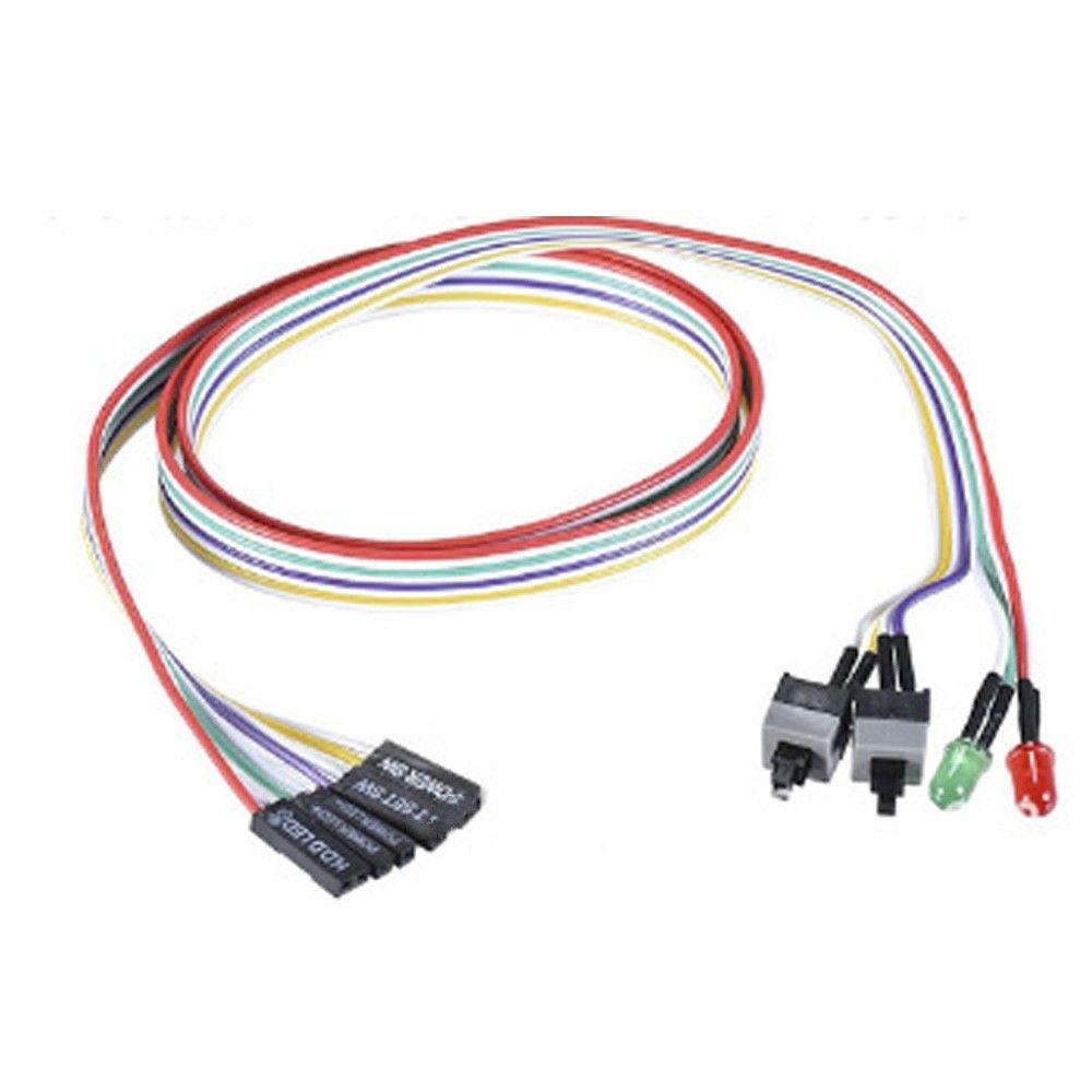 Dây Cáp AUGUSTINA ATX Case PC Desktop HDD LED Light on Switch