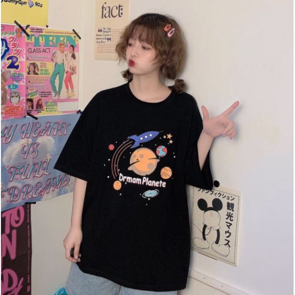 Áo thun tay lỡ Unisex Awesometee, áo phông form rộng ATL M165-90