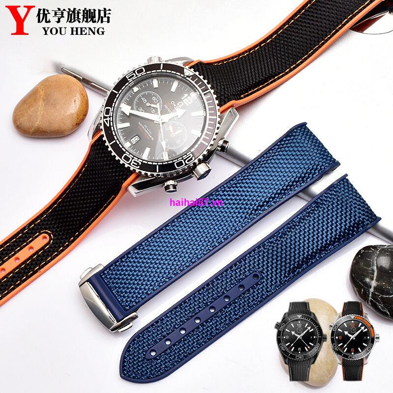 Dây Đeo Đồng Hồ Đeo Tay Silicon Cao Su Silicon Cho Omega Universe 9900 Hippocampus 8900 Series