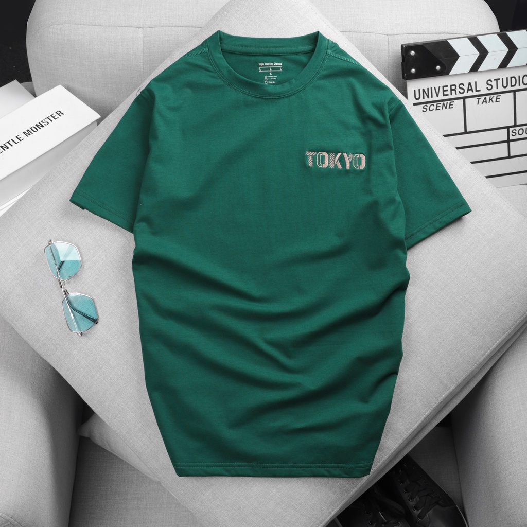 (Có size 3XL) Áo thun nam cổ tròn TOKYO 3M, áo phông nam cotton mịn, form basic thoải mái