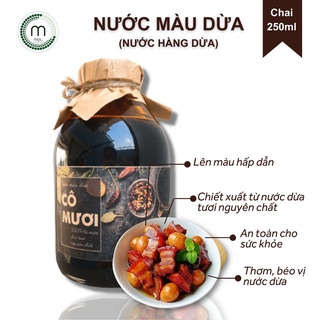 Nước màu dừa nguyên chất cao cấp 250ml - Cù Lao Tân Thới