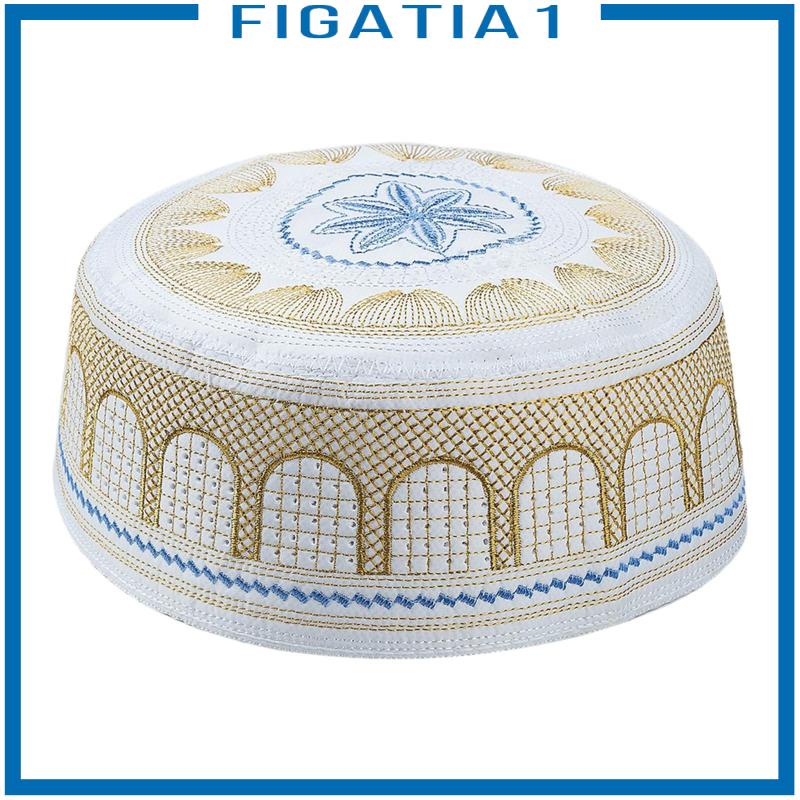 Mũ Cầu Nguyện Kufi Namaz Topi Màu Vàng Hồi Giáo