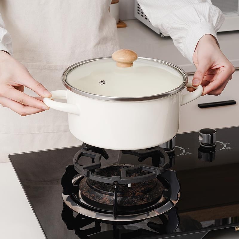 Giá Đỡ Nồi Ga Hình Tròn Màu Đen Bằng Sắt Chống Trượt / Bền Bỉ Đa Năng