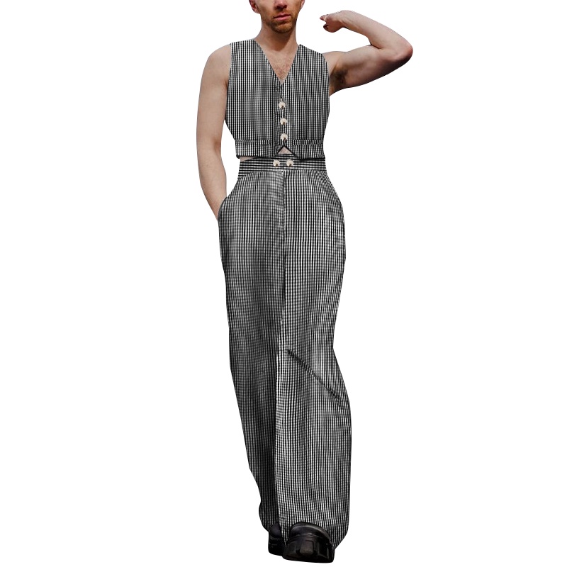 Set Quần Dài Và Áo Ghi Lê Thời Trang Lịch Lãm Cho Nam