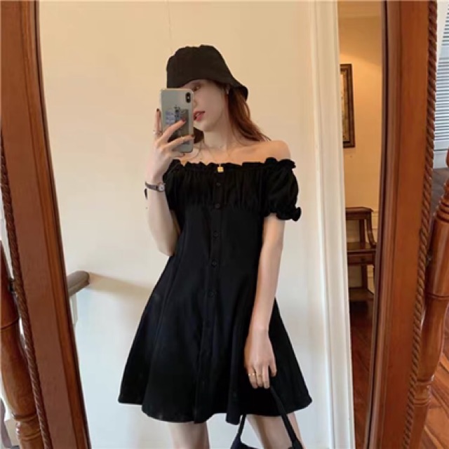 Váy trễ vai ulzzang