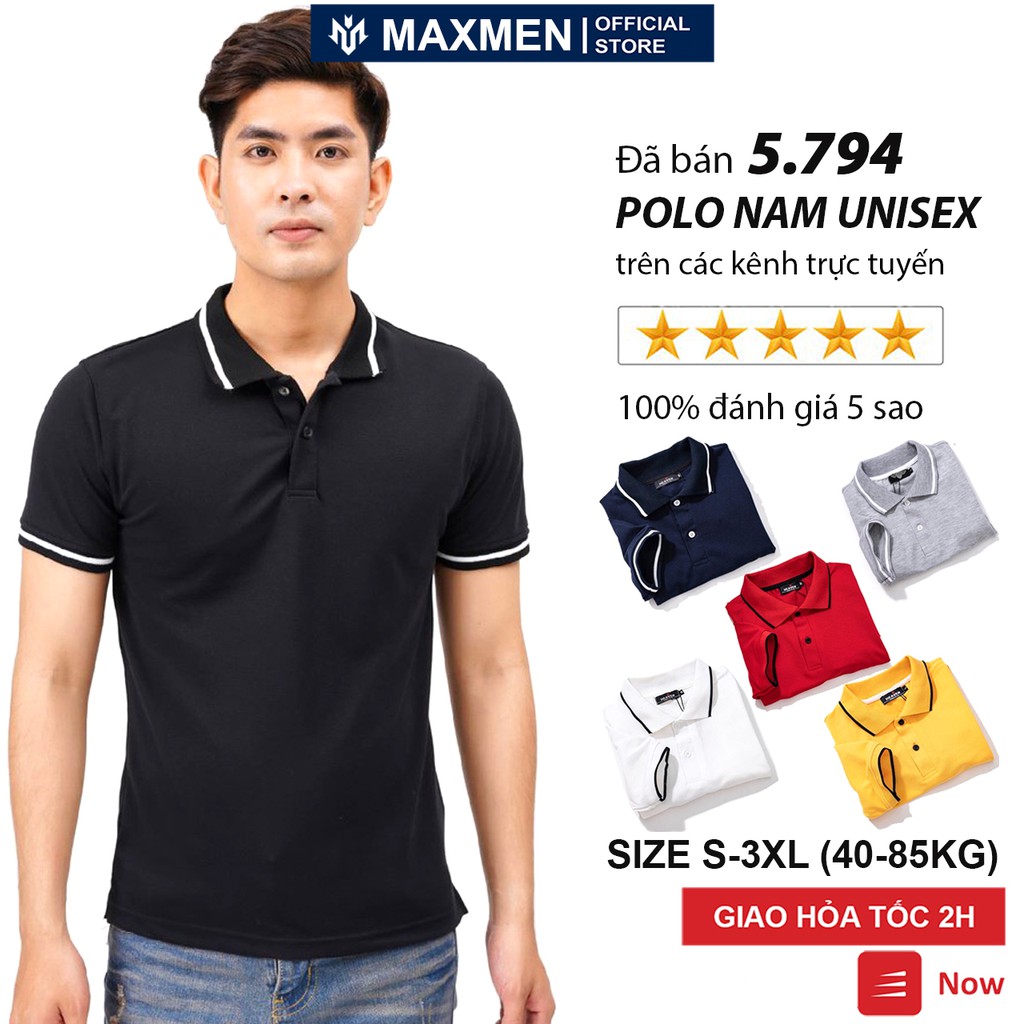 Áo Polo nữ nam unisex có cổ đẹp Hamino basic ngắn tay chất vải thun cotton co giãn cao cấp màu trắng đen E2 | BigBuy360 - bigbuy360.vn