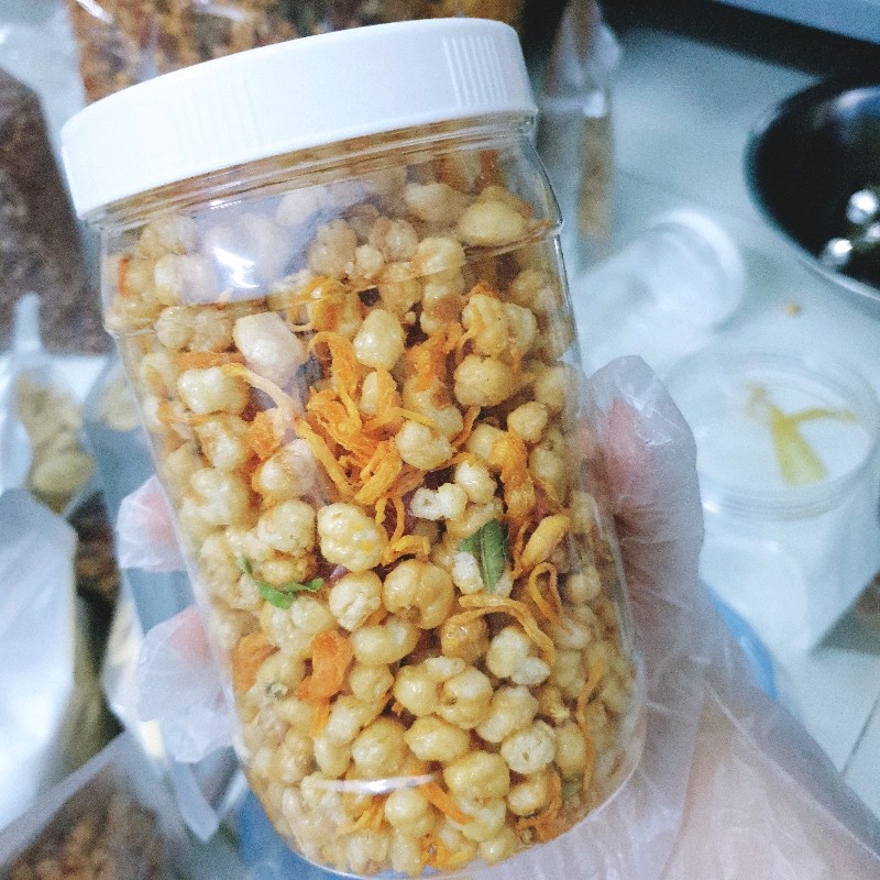 300g ngô, bắp lắc khô gà lá chanh