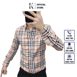 Áo Sơ Mi Nam Dài Tay Kẻ BBR Cao Cấp KARAMAN