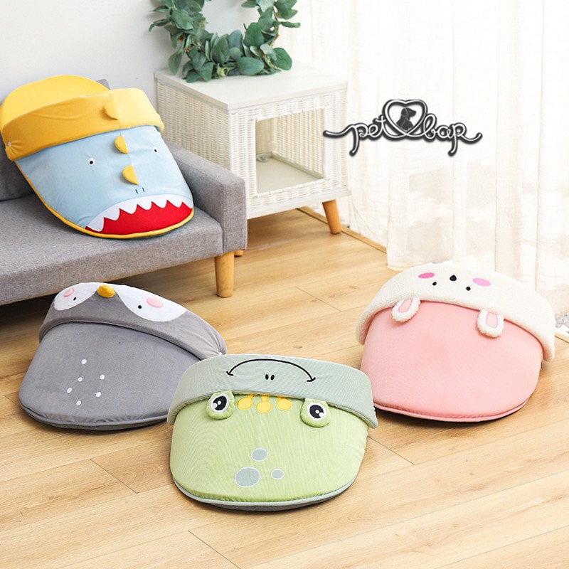 Nhà đệm cho thú cưng cao cấp có thể tháo rời gấp gọn, làm sạch dễ dàng – Ổ cho chó mèo nhiều màu săc cực xinh