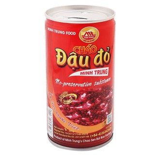 Cháo đậu đỏ minh trung 365g