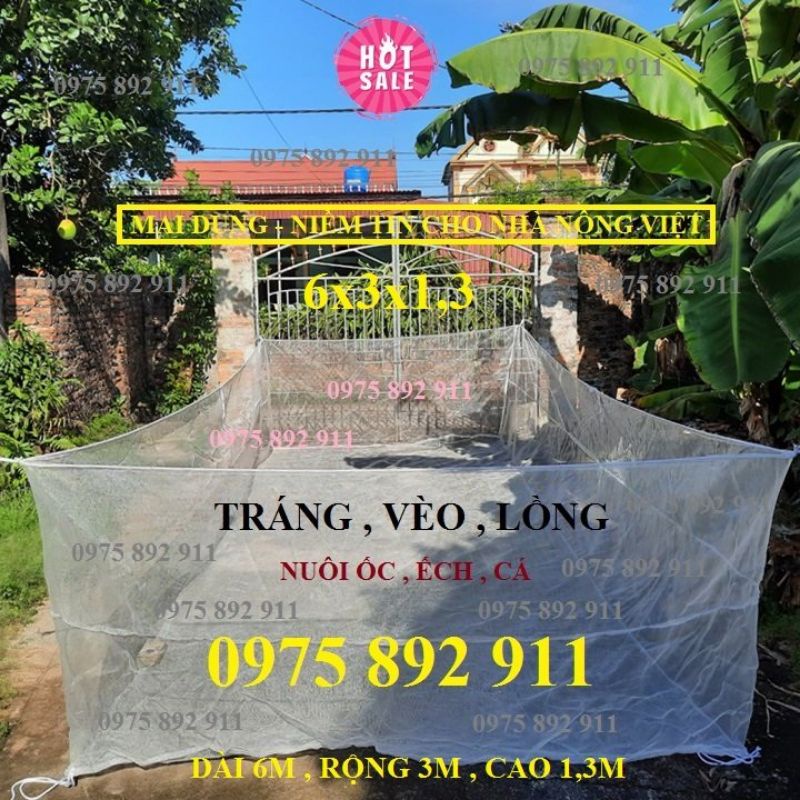 Tráng , vèo , lồng nuôi ốc ếch cá
