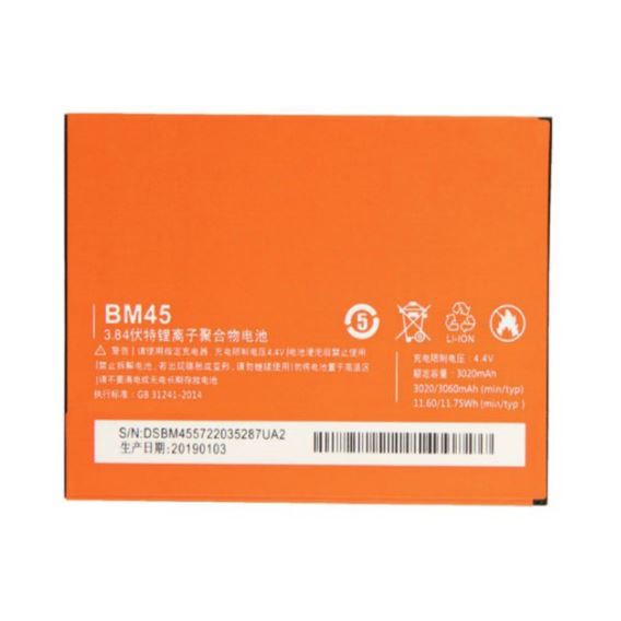 PIN XIAOMI BM45 / XIAOMI REDMI NOTE 2 / 3060MAH