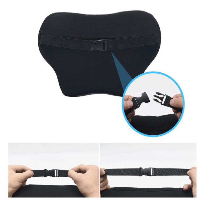 Sản Phẩm Gối tựa đầu ô tô chất liệu cao su non hoạt tính cao cấp DC-514 .