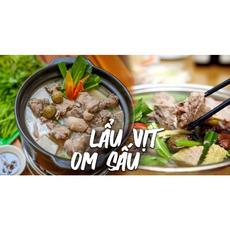 Lẩu Vịt Om Sấu (1 nồi nửa con ) 160k