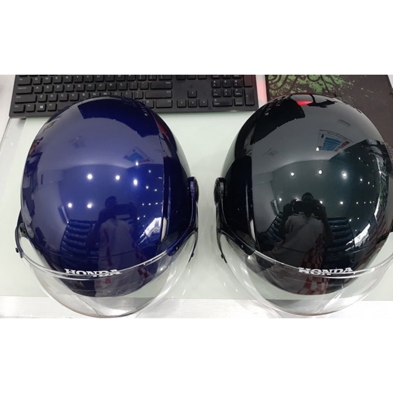 Honda Mũ bảo hiểm Vic nửa đầu có kính bảo hành 6 tháng