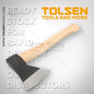 Búa rìu cứu hộ đi rừng cán gỗ 600gam Tolsen 25253