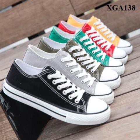 XGA138 XẢ HÀNG  (Thêm màu) Giày sneakers nữ phong cách trẻ trung thêm màu