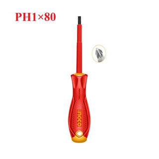 Tua vít cách điện Ingco HISD81PH180