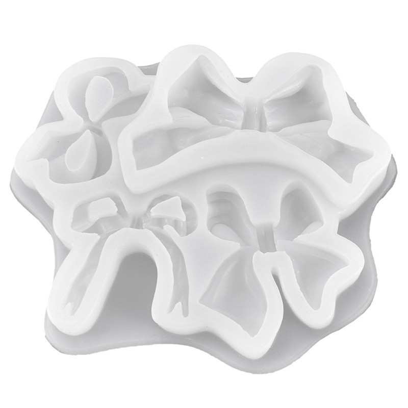 Khuôn Silicone Làm Mặt Dây Chuyền Hình Nơ Xinh Xắn